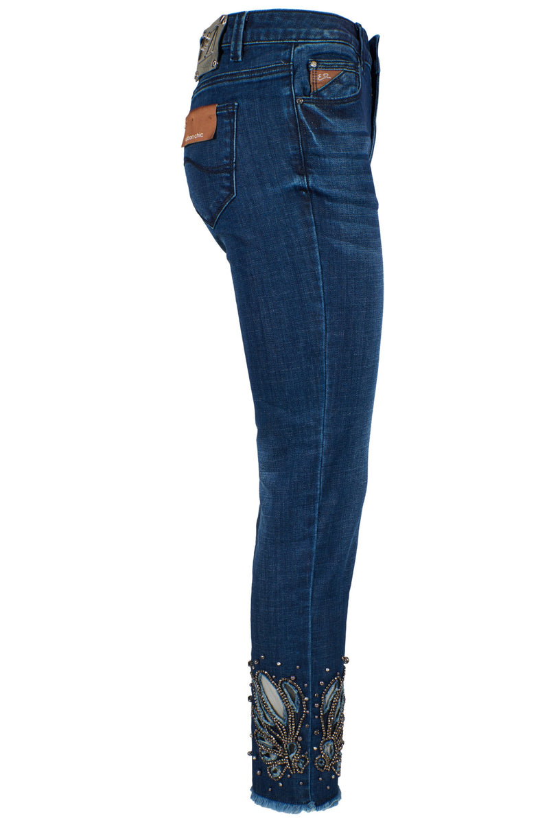 Blue Cotton Jeans & Pant