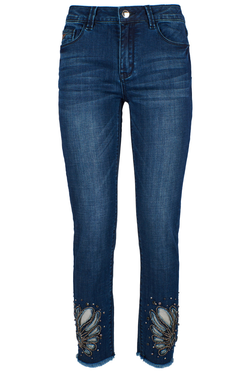 Blue Cotton Jeans & Pant