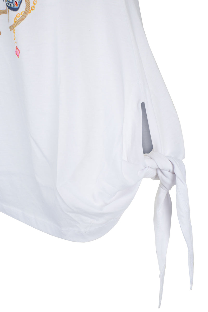 White Cotton Tops & T-Shirt