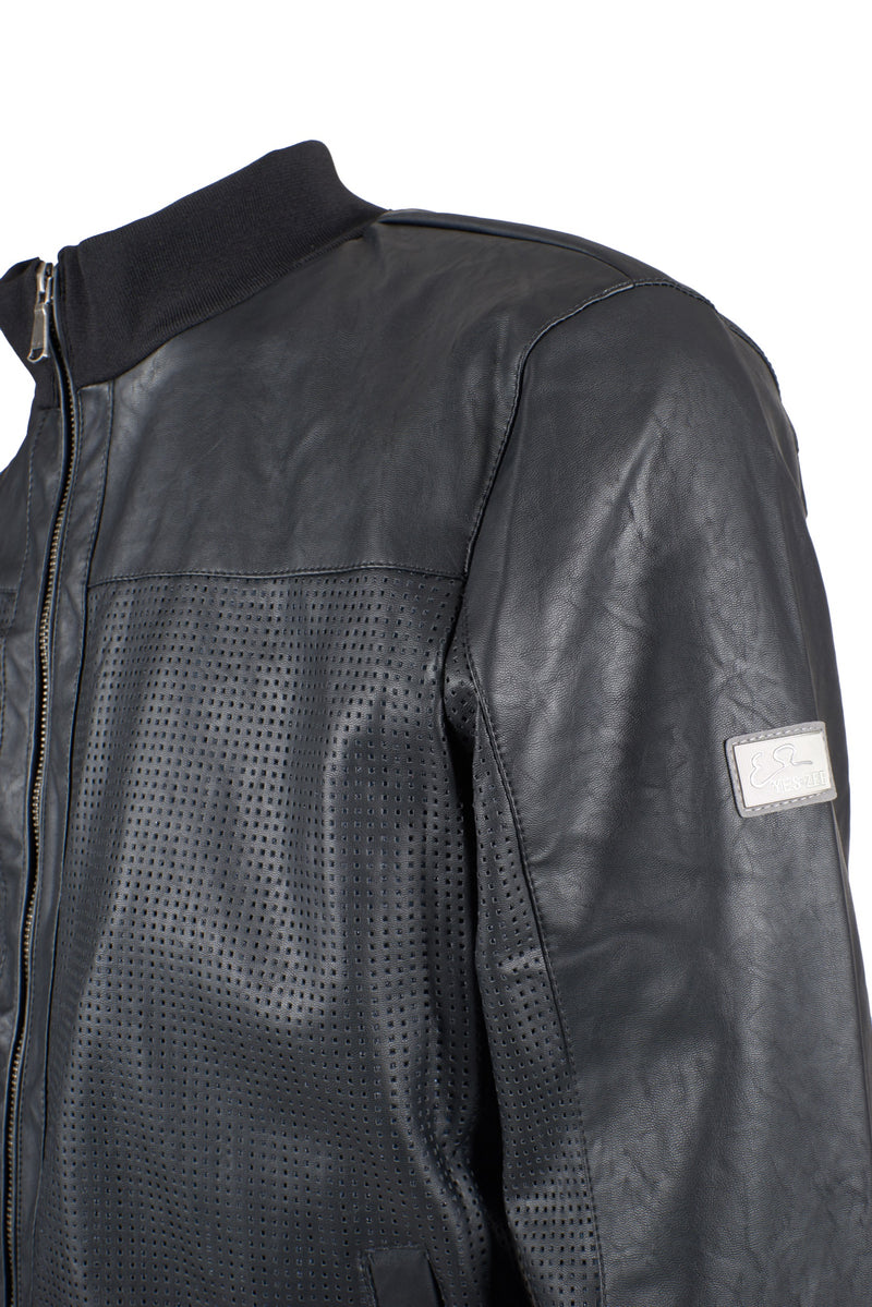 Black Polyurethane Jacket