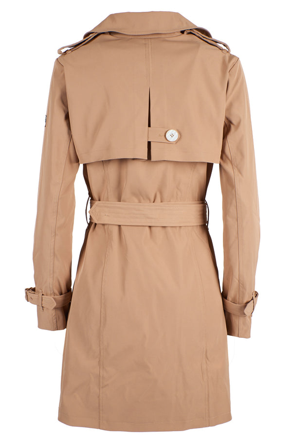 Beige Polyester Jackets & Coat
