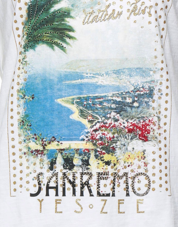 White Cotton Tops & T-Shirt