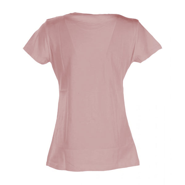 Pink Cotton Tops & T-Shirt