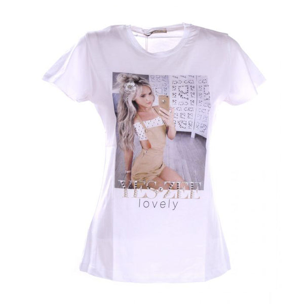 White Cotton Tops & T-Shirt