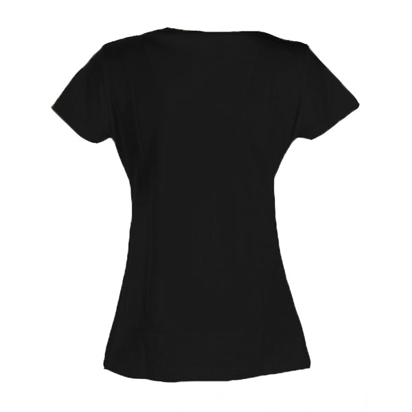 Black Cotton Tops & T-Shirt