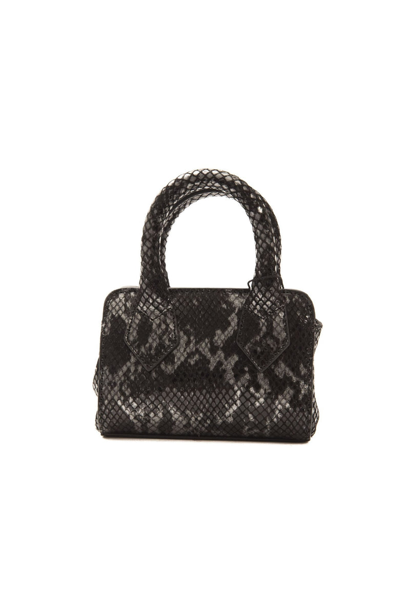 Grey Leather Handbag