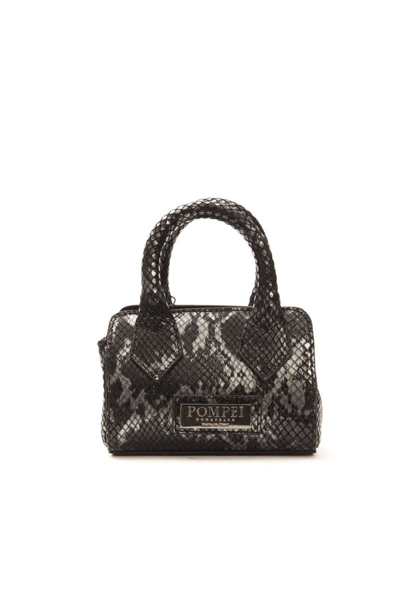 Grey Leather Handbag