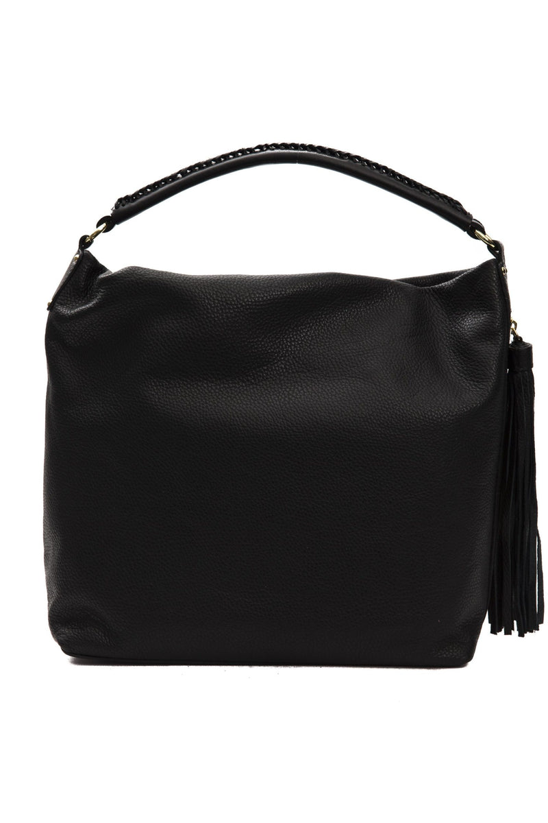 Black Leather Shoulder Bag