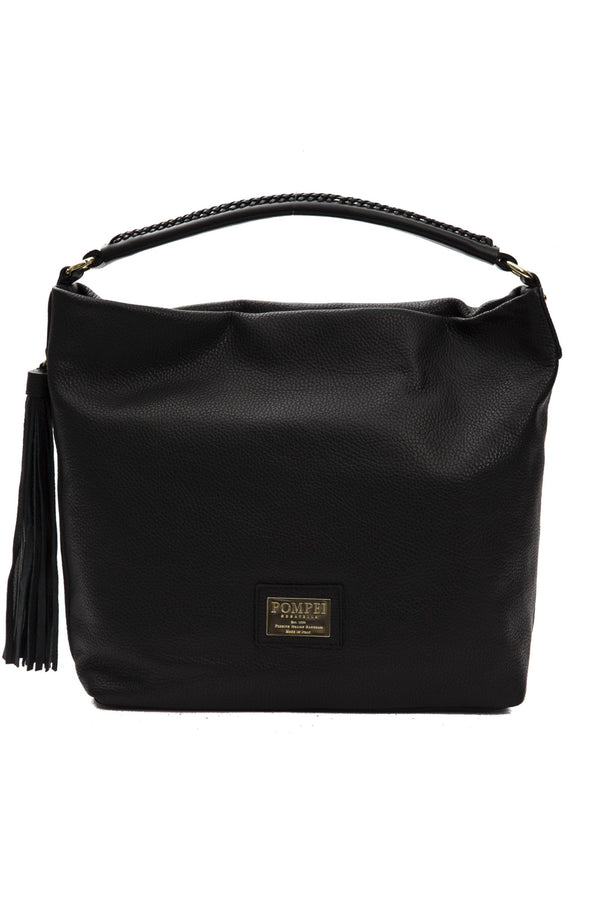 Black Leather Shoulder Bag