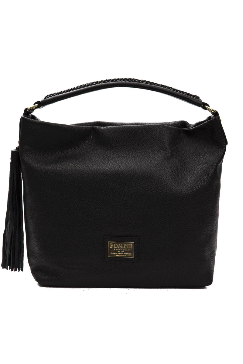 Black Leather Shoulder Bag