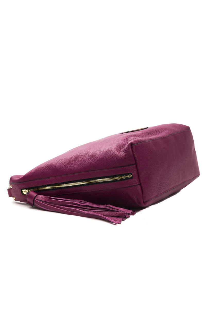 Burgundy Leather Shoulder Bag