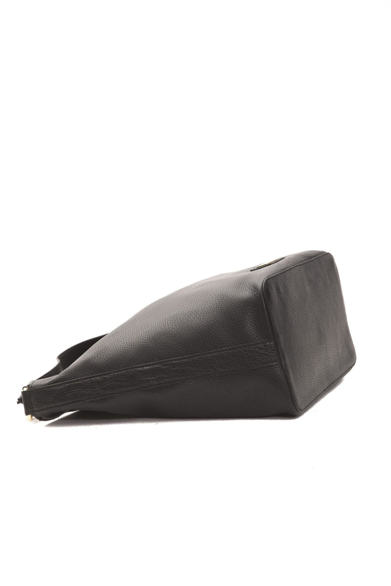 Black Leather Shoulder Bag