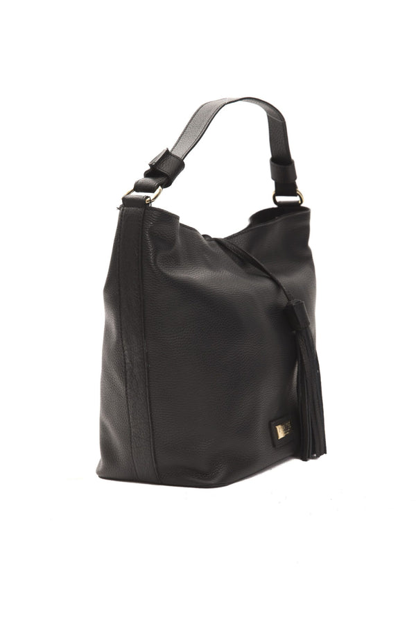 Black Leather Shoulder Bag