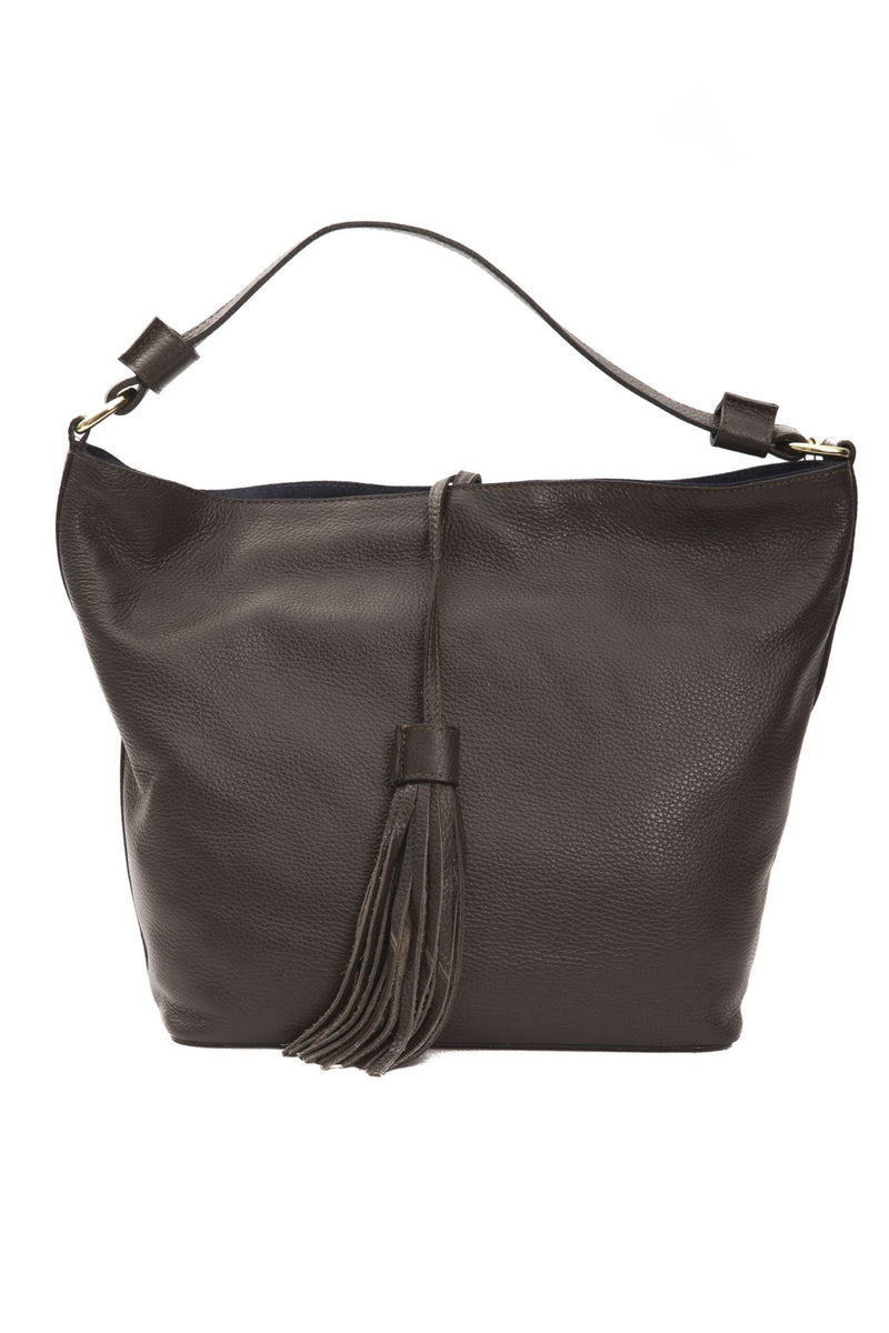 Brown Leather Shoulder Bag