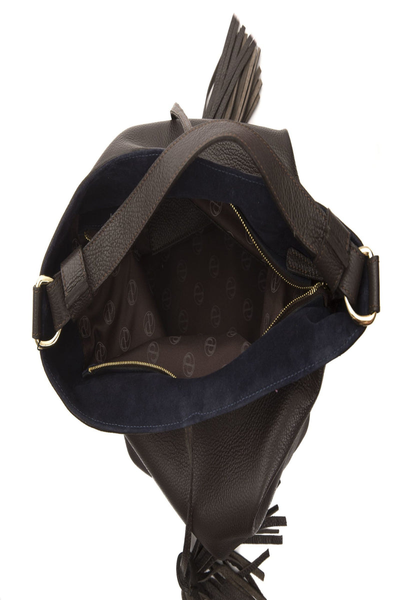 Brown Leather Shoulder Bag
