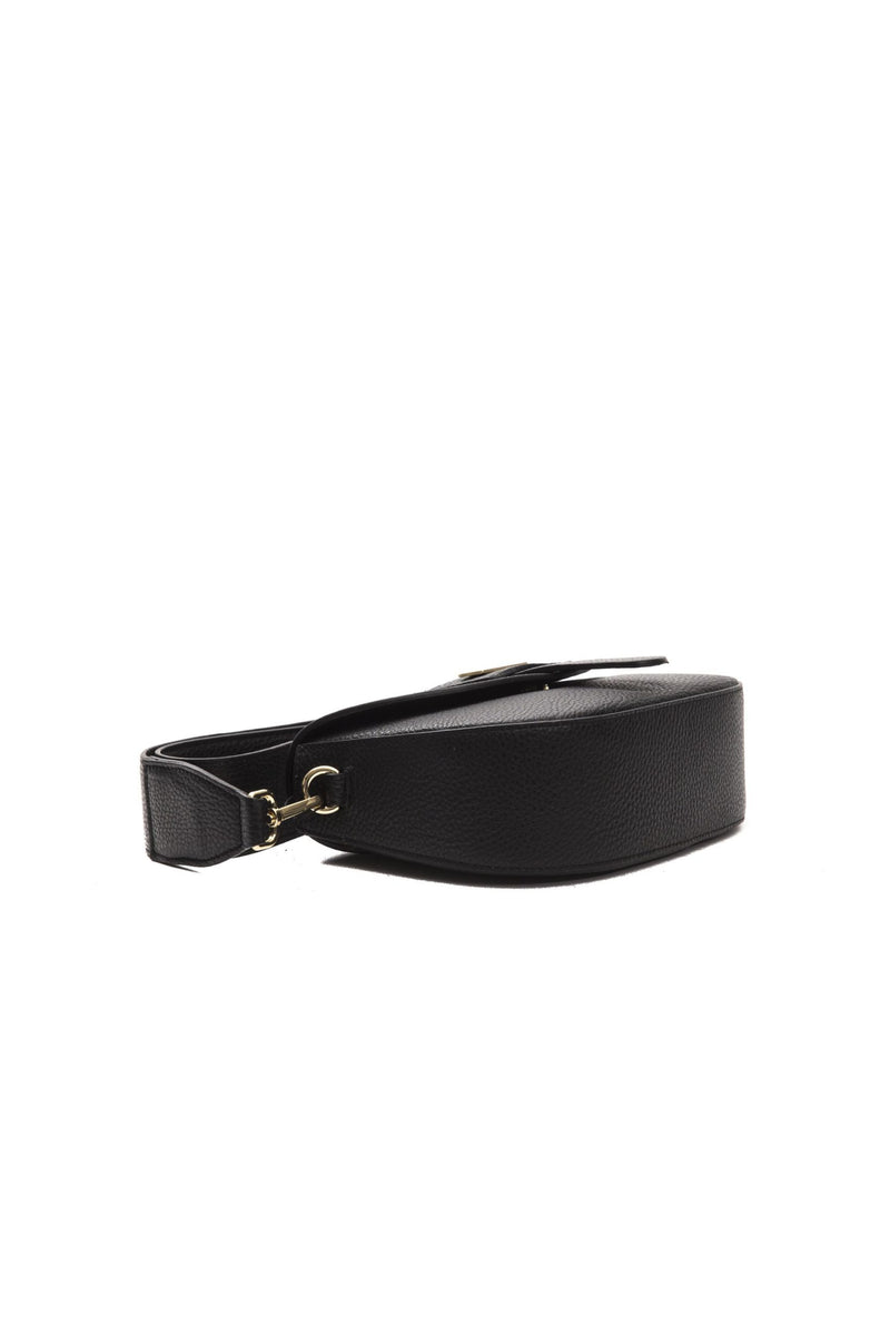 Black Leather Crossbody Bag