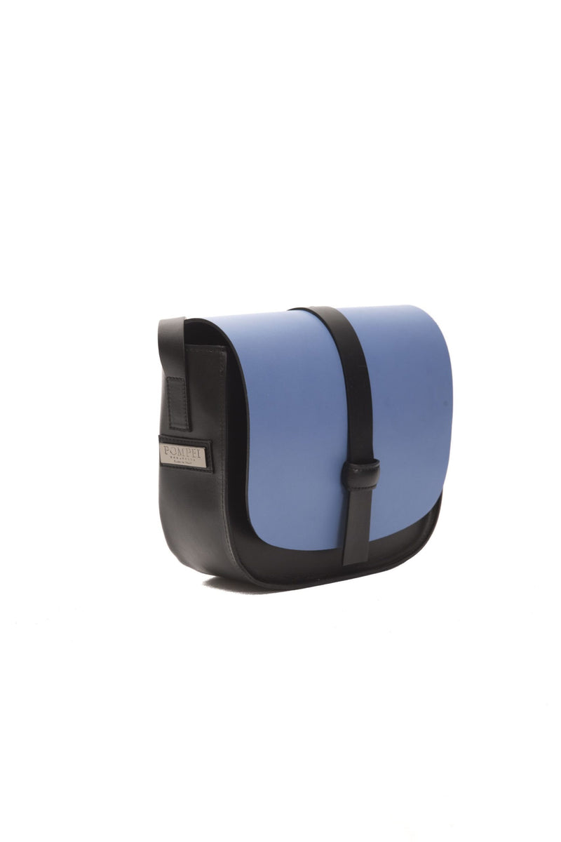 Blue Leather Crossbody Bag