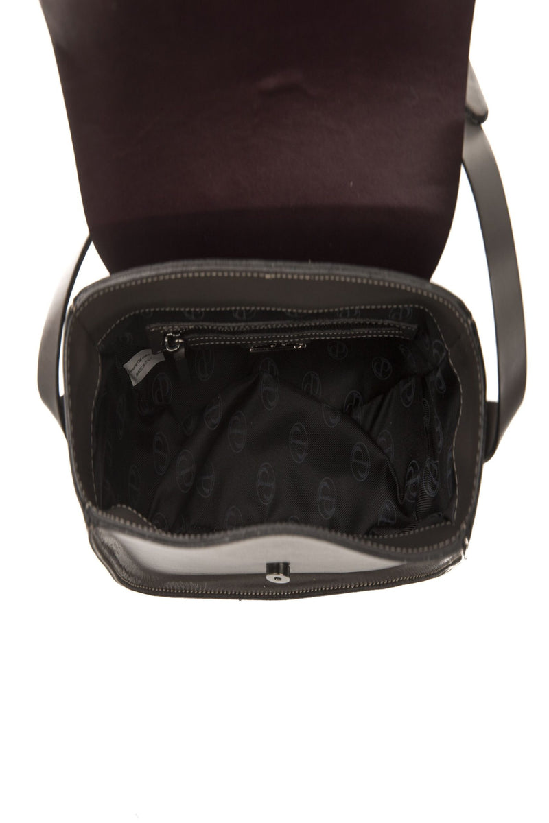 Burgundy Leather Crossbody Bag