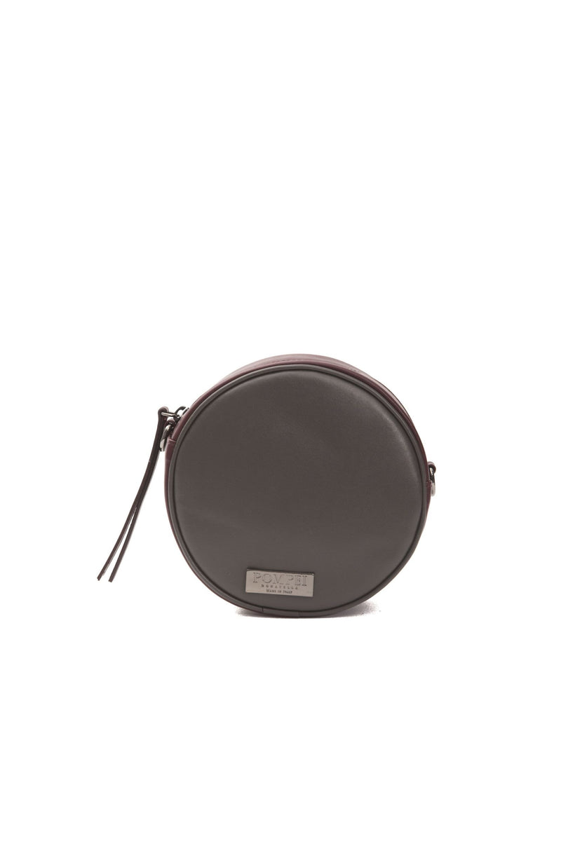 Burgundy Leather Crossbody Bag