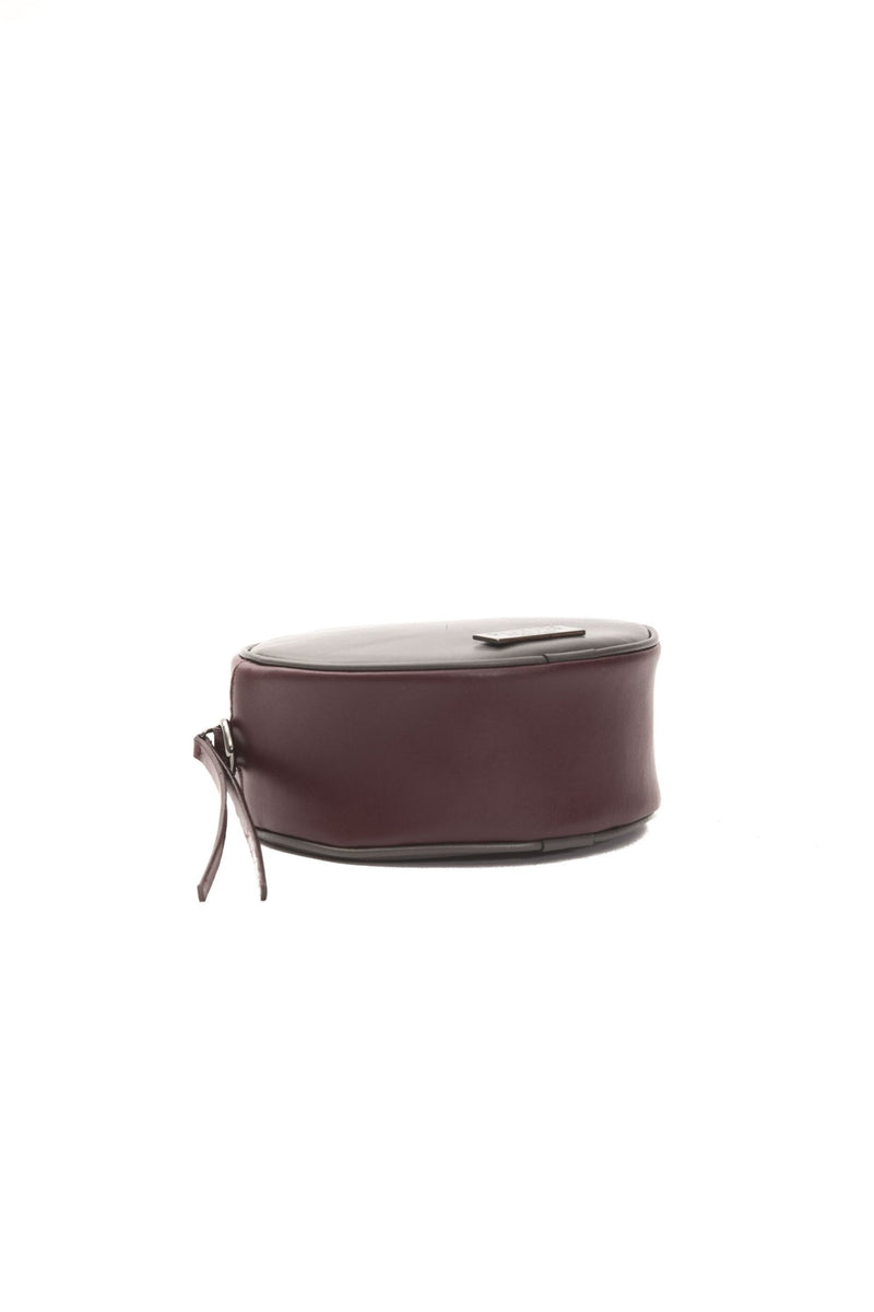 Burgundy Leather Crossbody Bag