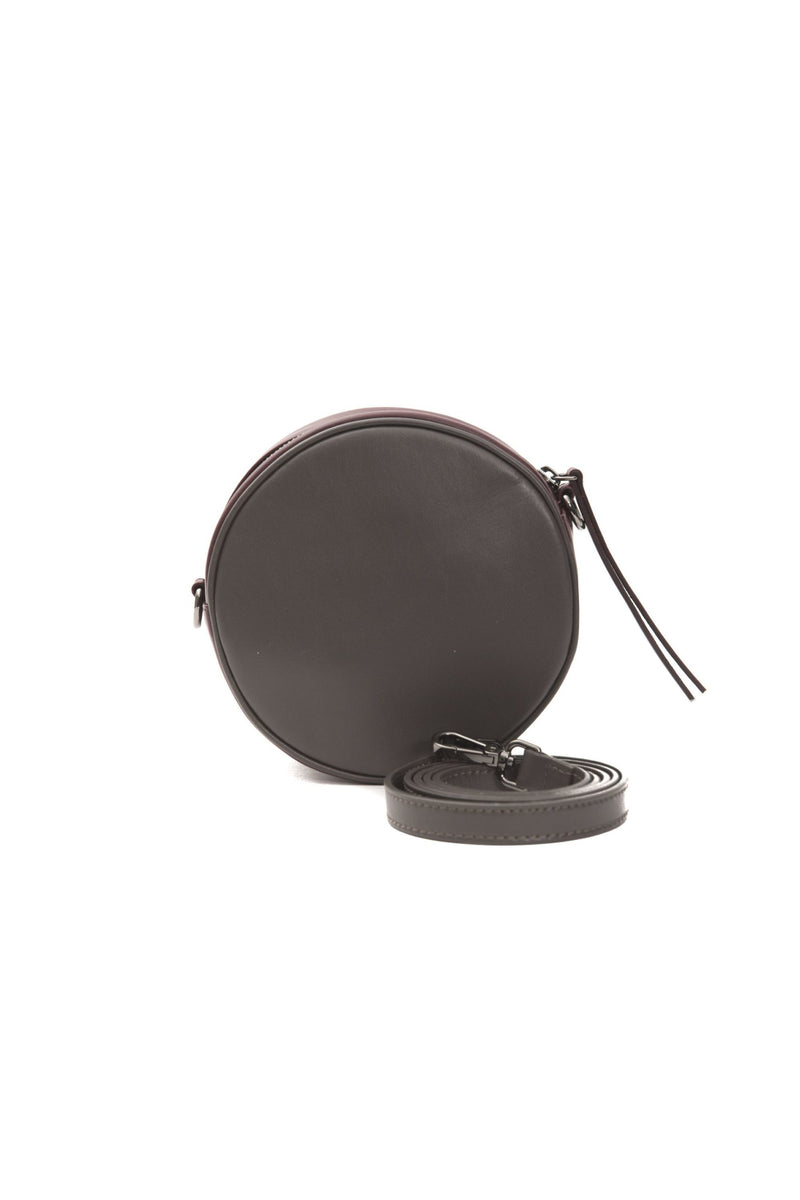 Burgundy Leather Crossbody Bag