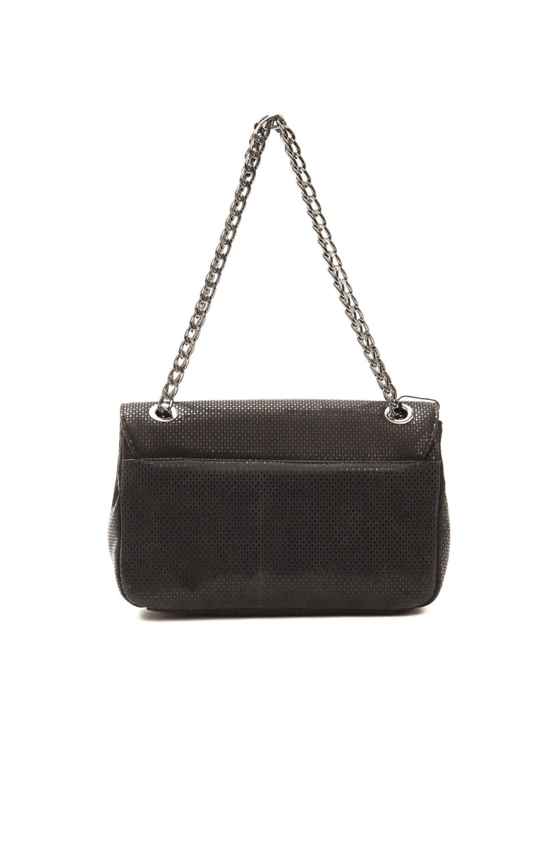 Black Leather Crossbody Bag