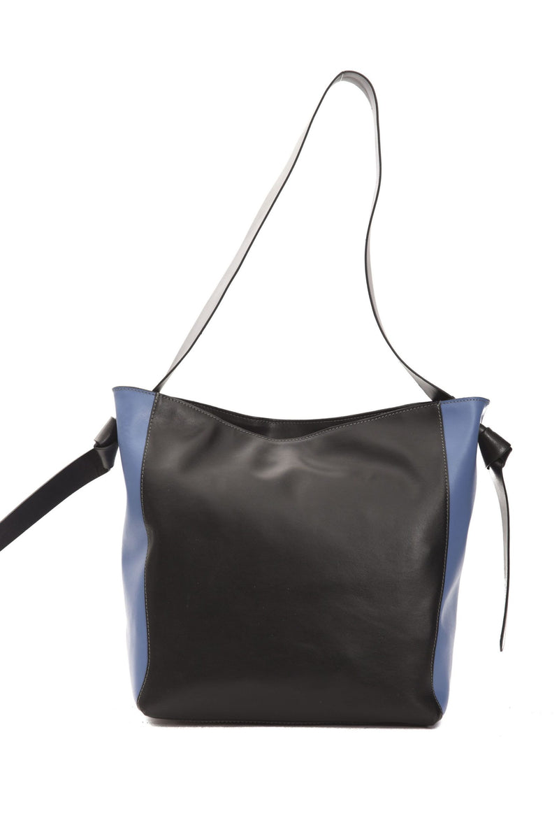 Black Leather Shoulder Bag