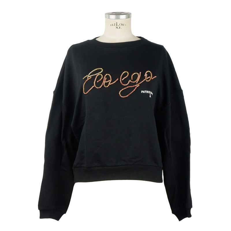 Black Cotton Sweater
