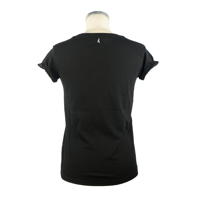 Black Cotton Tops & T-Shirt