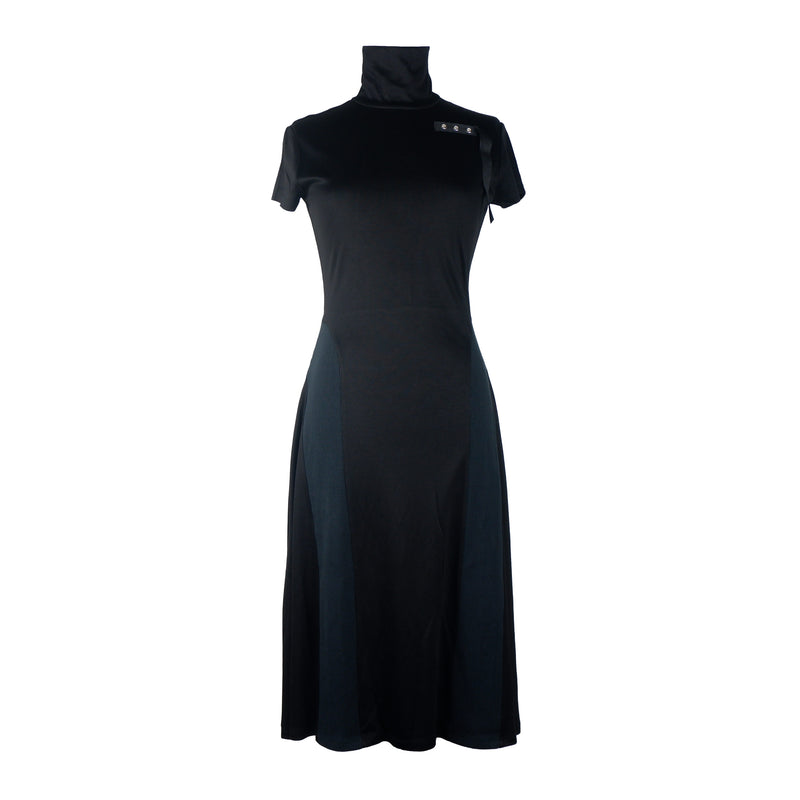 Black Polyester Dress