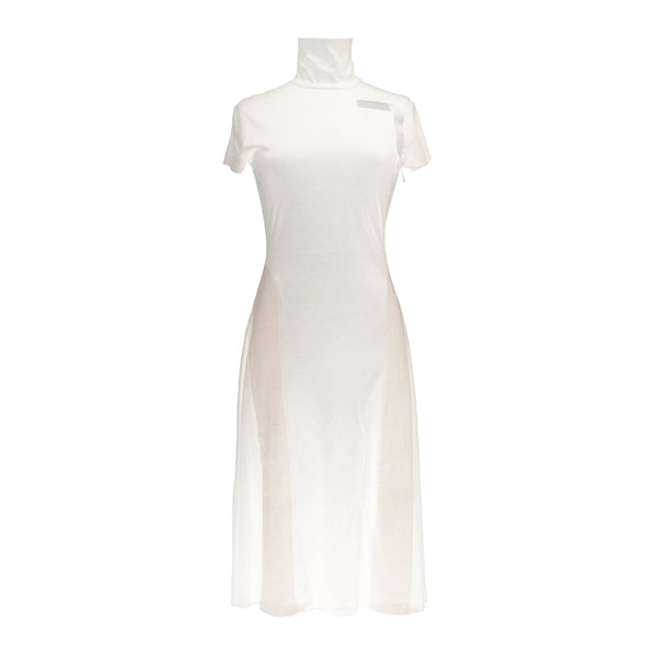 Beige Polyester Dress