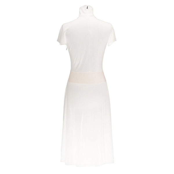 Beige Polyester Dress