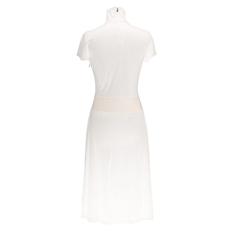 Beige Polyester Dress