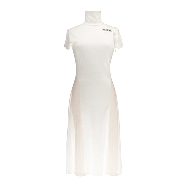 Beige Polyester Dress