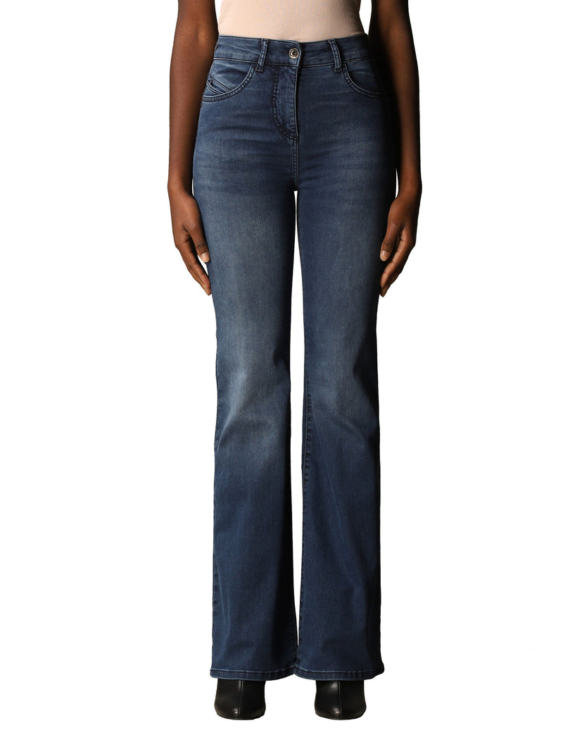 Blue Cotton Jeans & Pant