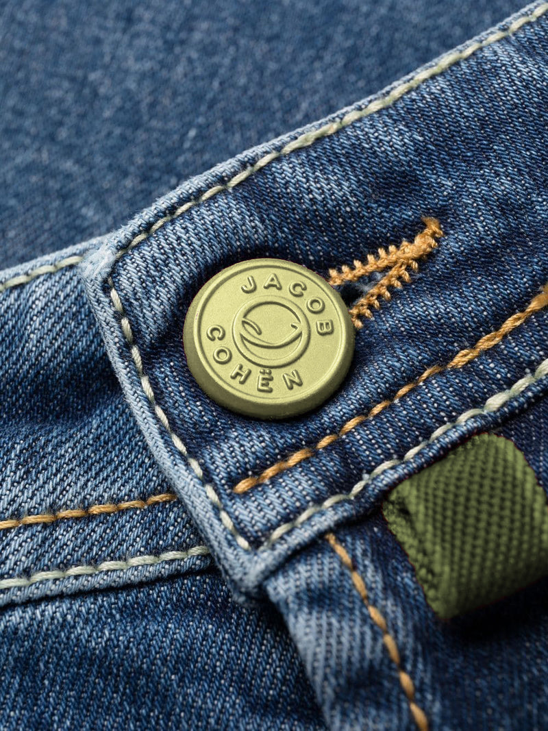 Blue Cotton Jeans & Pant