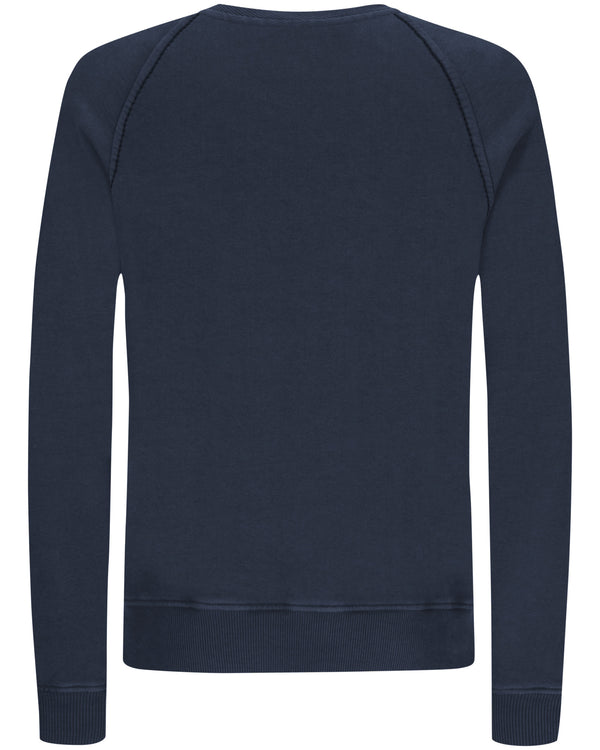 Blue Cotton Sweater