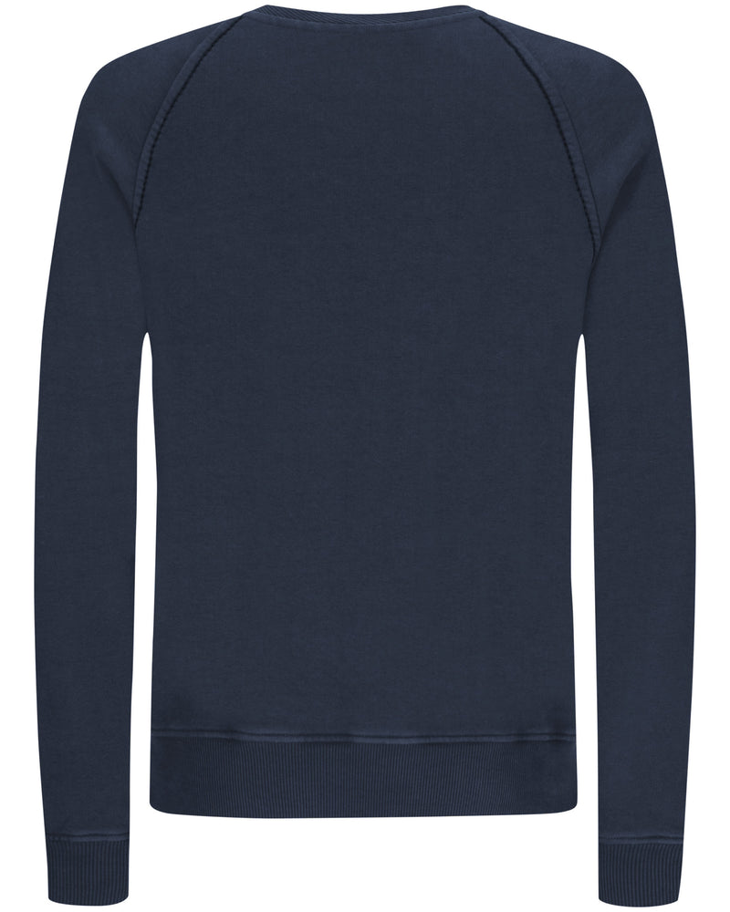 Blue Cotton Sweater