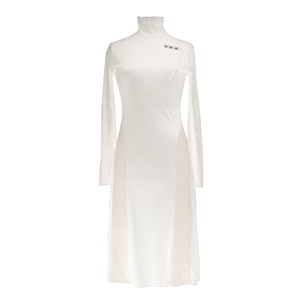 Beige Polyester Dress