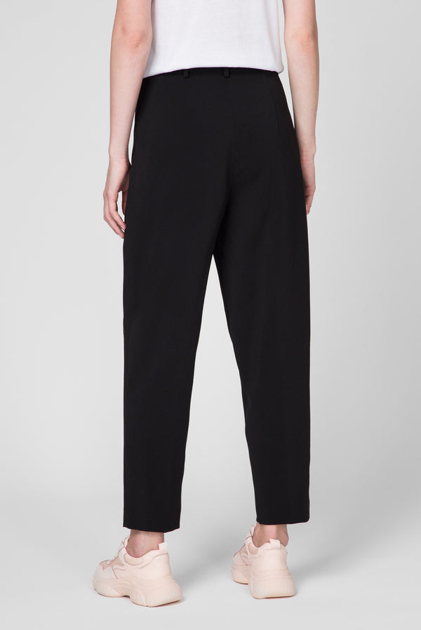 Black Polyester Jeans & Pant