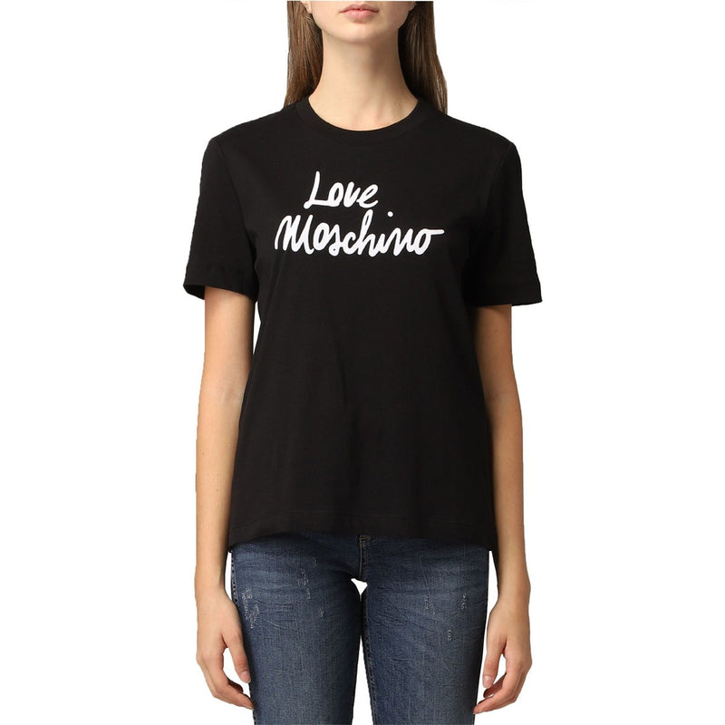 Black Cotton Tops & T-Shirt