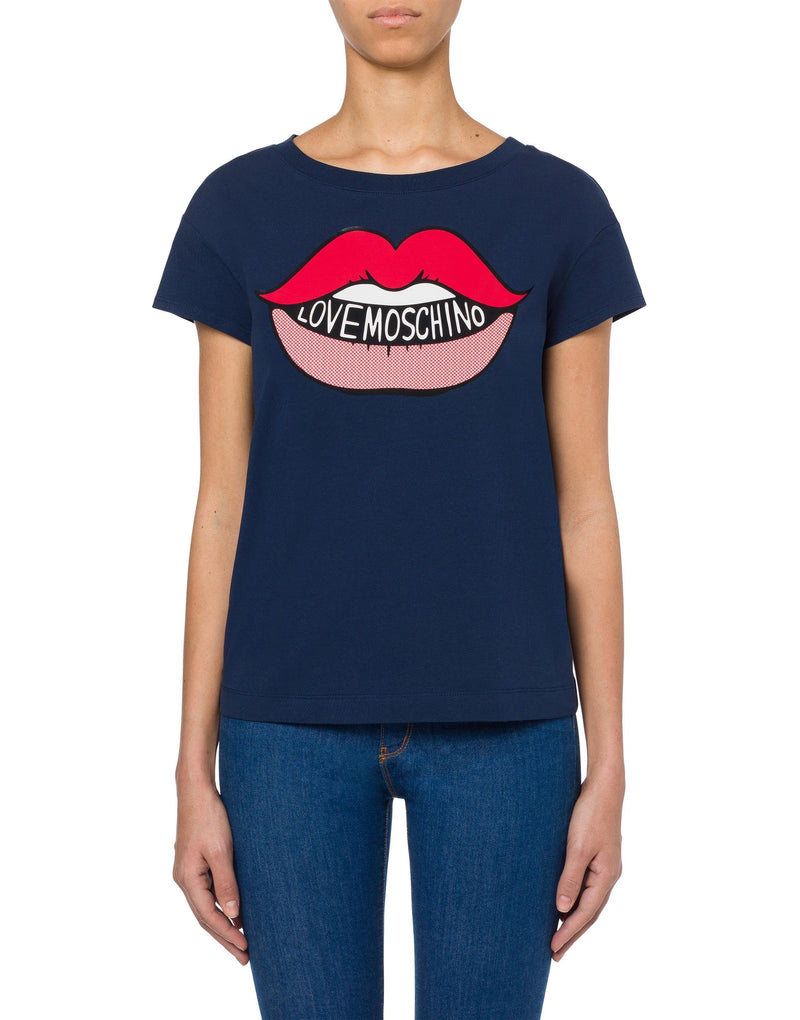 Blue Cotton Tops & T-Shirt
