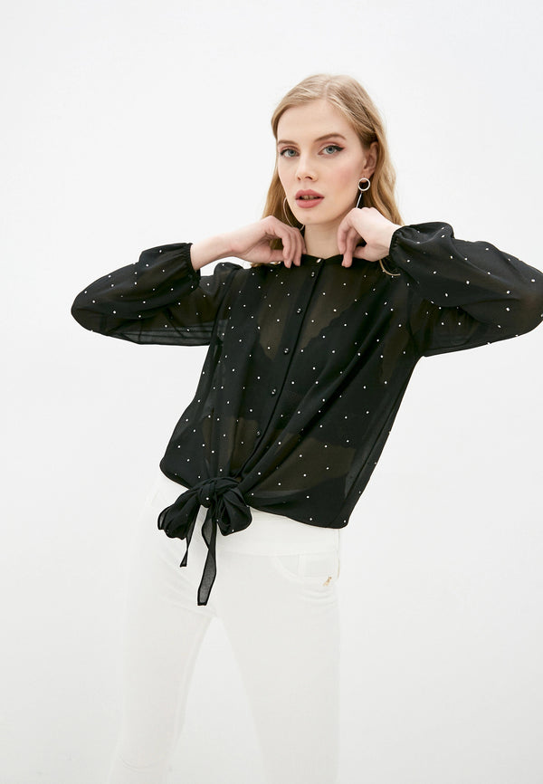 Black Polyester Shirt