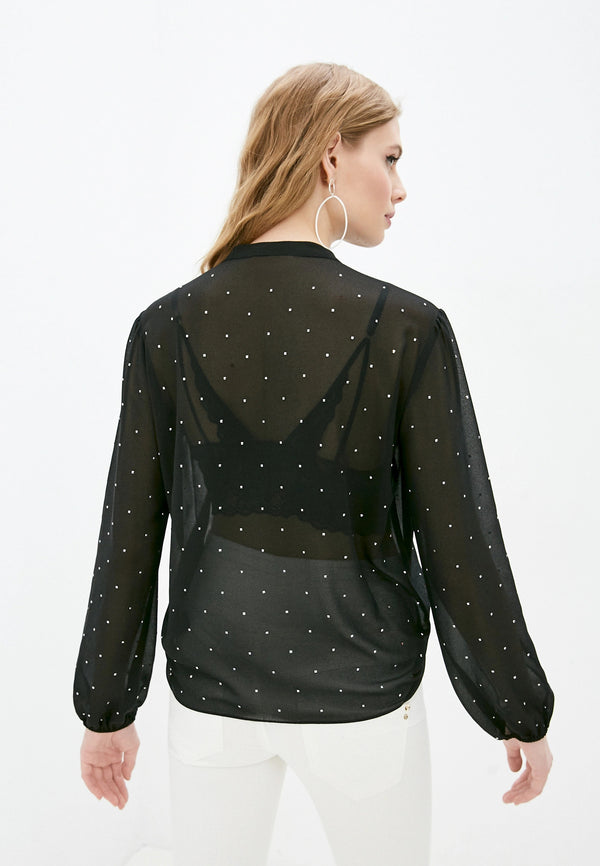Black Polyester Shirt
