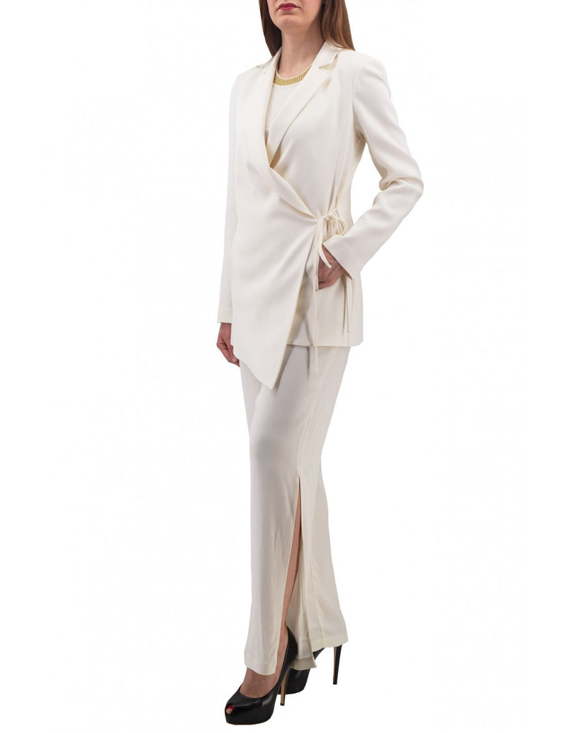 White Viscose Jeans & Pant