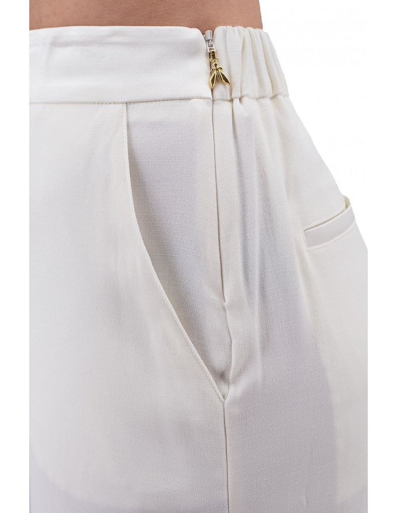 White Viscose Jeans & Pant
