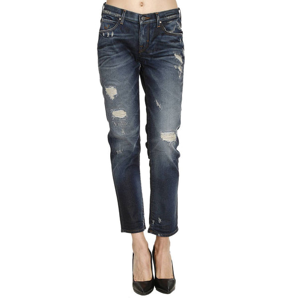 Blue Cotton Jeans & Pant