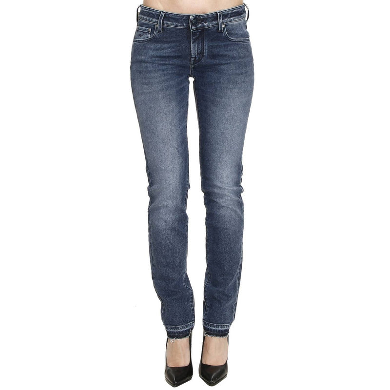 Blue Cotton Jeans & Pant