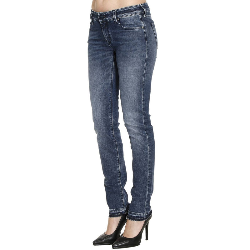 Blue Cotton Jeans & Pant
