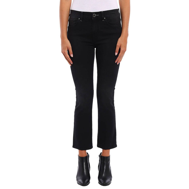 Black Cotton Jeans & Pant